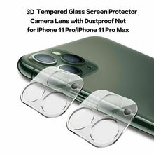 Load image into Gallery viewer, 9H Camera Lens For iPhone 12, 11 Pro MAX Case Protector Tempered Glass Cover
