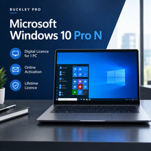 Load image into Gallery viewer, Microsoft Windows 10 Pro N License – 1 PC, Lifetime Activation
