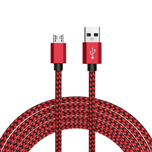 1M 2M 3M Long Micro USB Data Sync Charger Cable Lead For Samsung Android Phones