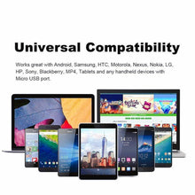 Load image into Gallery viewer, 1M 2M 3M Long Micro USB Data Sync Charger Cable Lead For Samsung Android Phones
