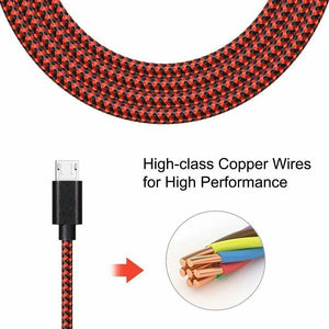1M 2M 3M Long Micro USB Data Sync Charger Cable Lead For Samsung Android Phones