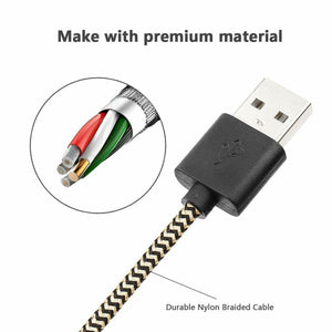 1M 2M 3M Long Micro USB Data Sync Charger Cable Lead For Samsung Android Phones