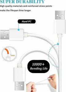 1M 2M 3M Long Micro USB Data Sync Charger Cable Lead For Samsung Android Phones