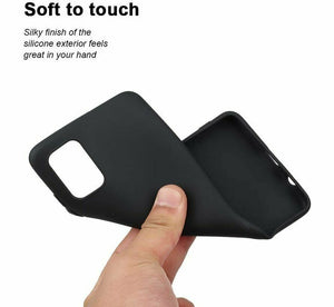 Black Case For iPhone 12,11 Pro XR X XS MAX Shockproof Soft Silicone Phone Cover