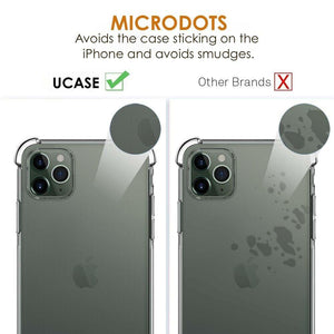 CLEAR CASE For iPhone 12 11 Pro Max Mini XS XR X Protector Silicone Phone Cover