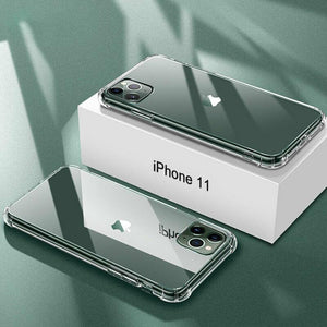 CLEAR CASE For iPhone 12 11 Pro Max Mini XS XR X Protector Silicone Phone Cover