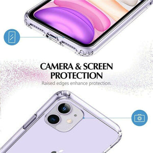 Case For iPhone 12 Pro 11 Pro Max XR X 8 7 ShockProof TPU Silicone Phone Cover