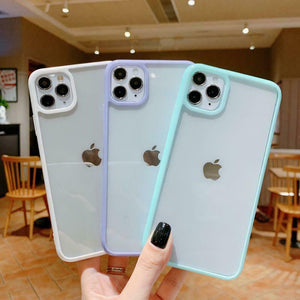 Case for iPhone 11 12 Pro Max Mini 7 8 SE XR X XS Clear Shockproof Phone Cover