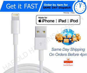 Genuine iPhone Charger Fast For Apple Long Cable USB Lead 12 11 5 6 7 8 X XS XR