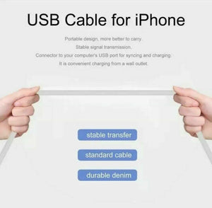 USB Cable For iPhone 11 Pro X XR XS Max 8 7 6 6s Plus 5 5s Fast Charge Charger